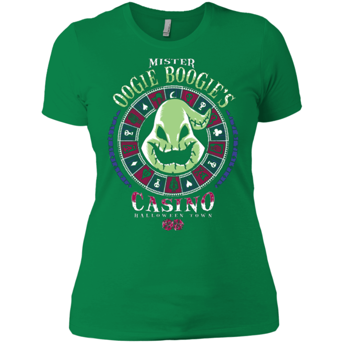 T-Shirts Kelly Green / X-Small Oogies Casino Women's Premium T-Shirt