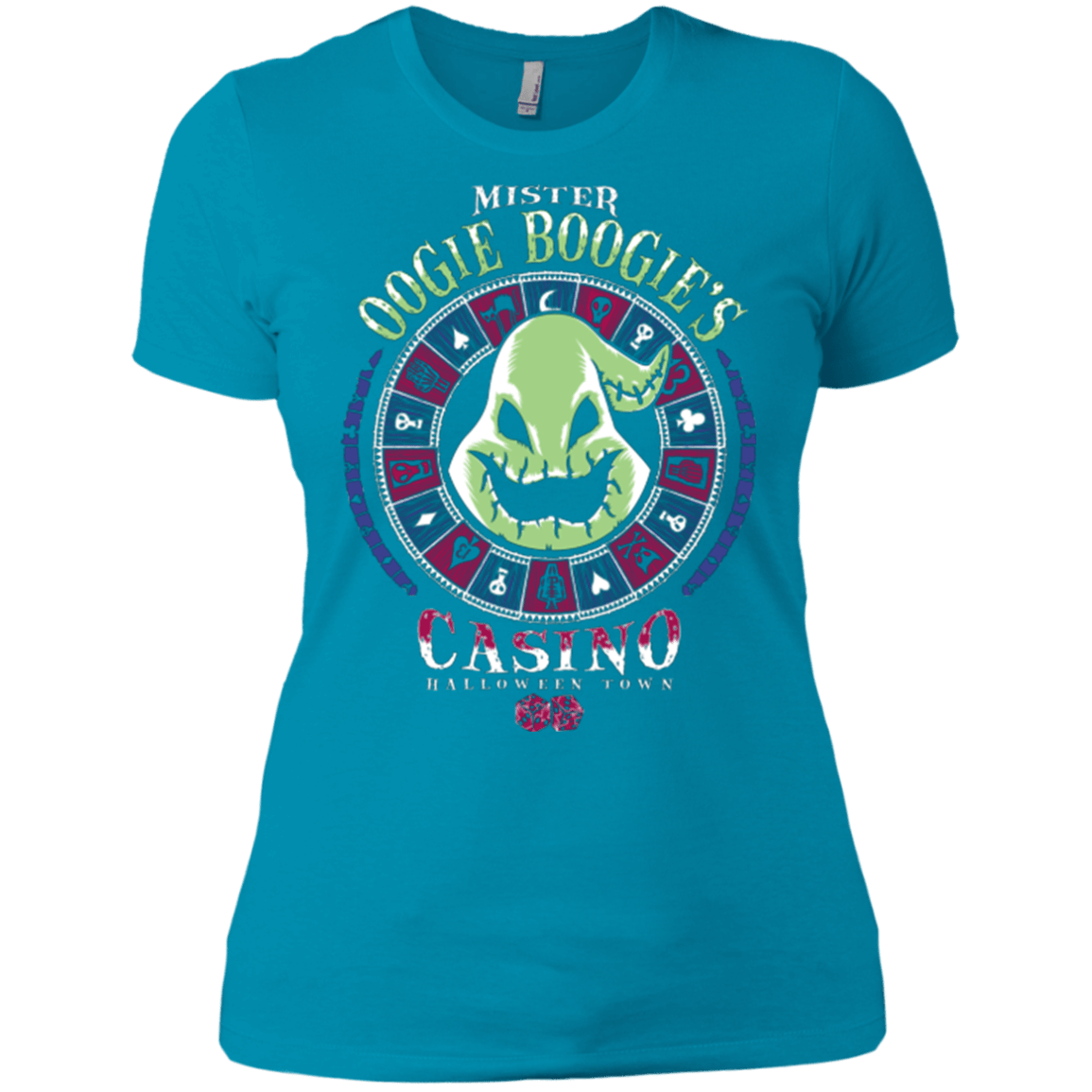 T-Shirts Turquoise / X-Small Oogies Casino Women's Premium T-Shirt