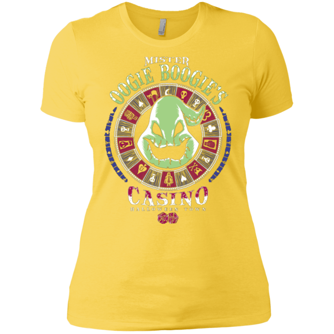 T-Shirts Vibrant Yellow / X-Small Oogies Casino Women's Premium T-Shirt