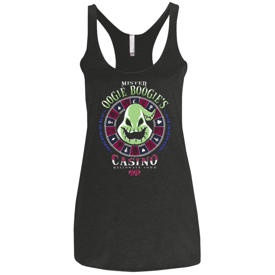 T-Shirts Vintage Black / X-Small Oogies Casino Women's Triblend Racerback Tank