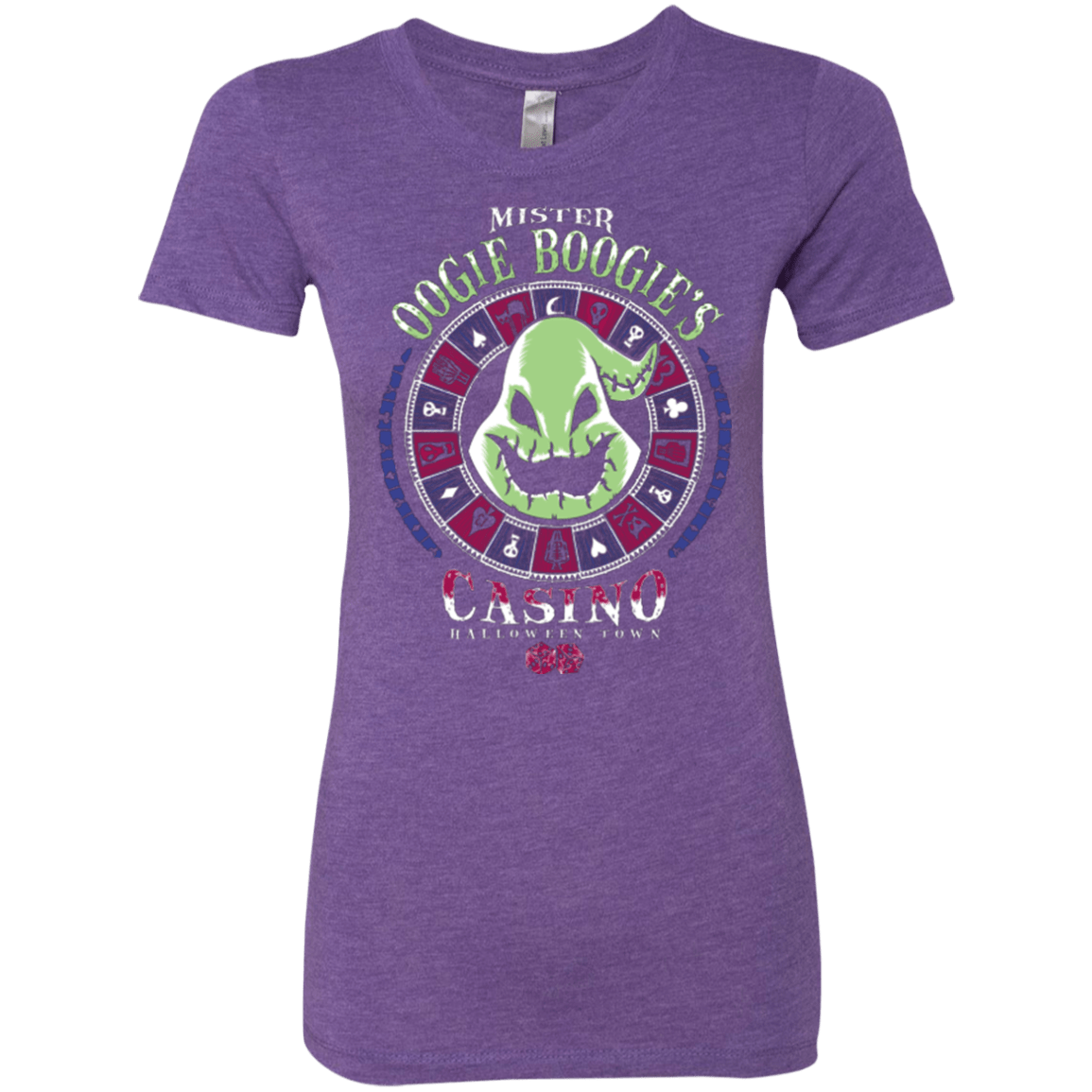 T-Shirts Purple Rush / Small Oogies Casino Women's Triblend T-Shirt