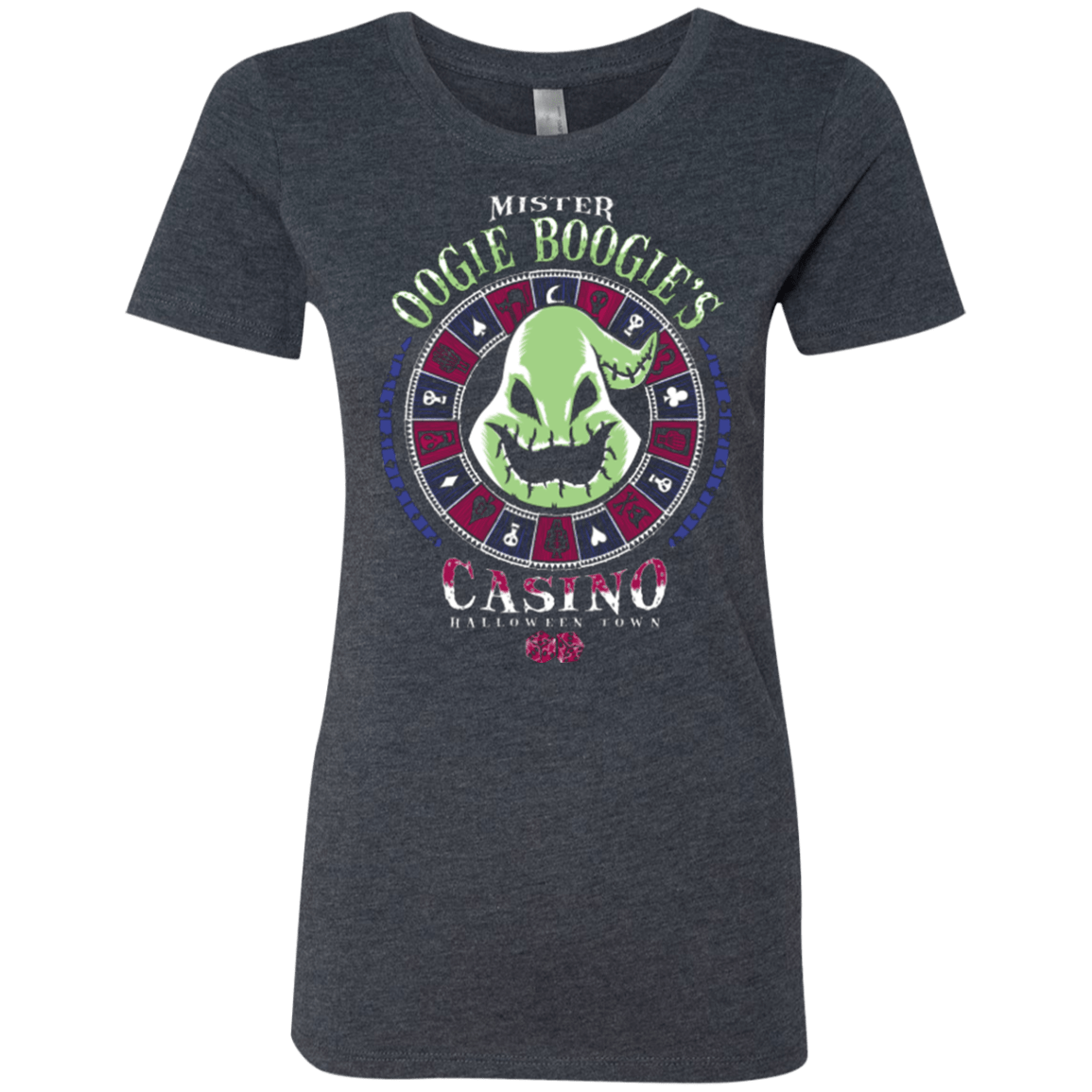 T-Shirts Vintage Navy / Small Oogies Casino Women's Triblend T-Shirt