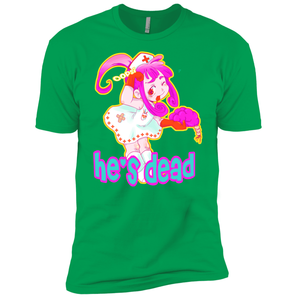 T-Shirts Kelly Green / YXS Oopsi Boys Premium T-Shirt