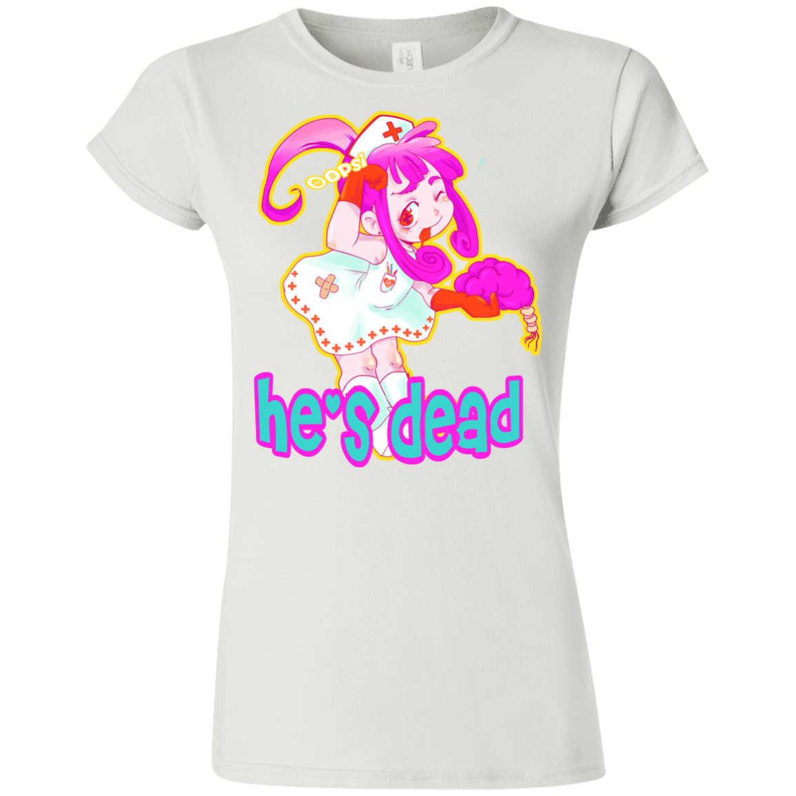 T-Shirts White / S Oopsi Junior Slimmer-Fit T-Shirt