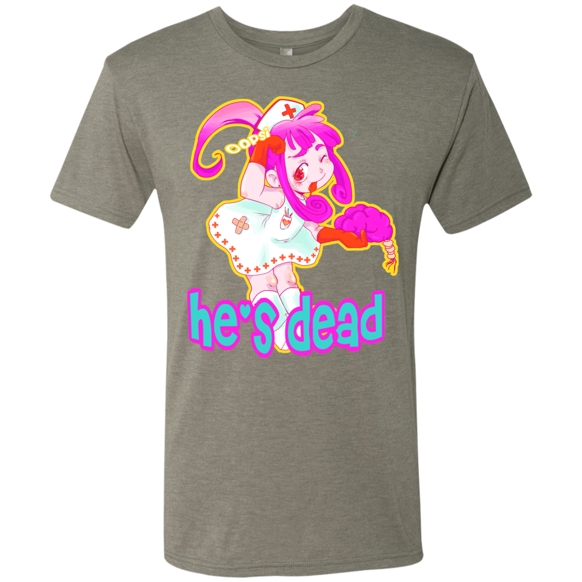 T-Shirts Venetian Grey / S Oopsi Men's Triblend T-Shirt