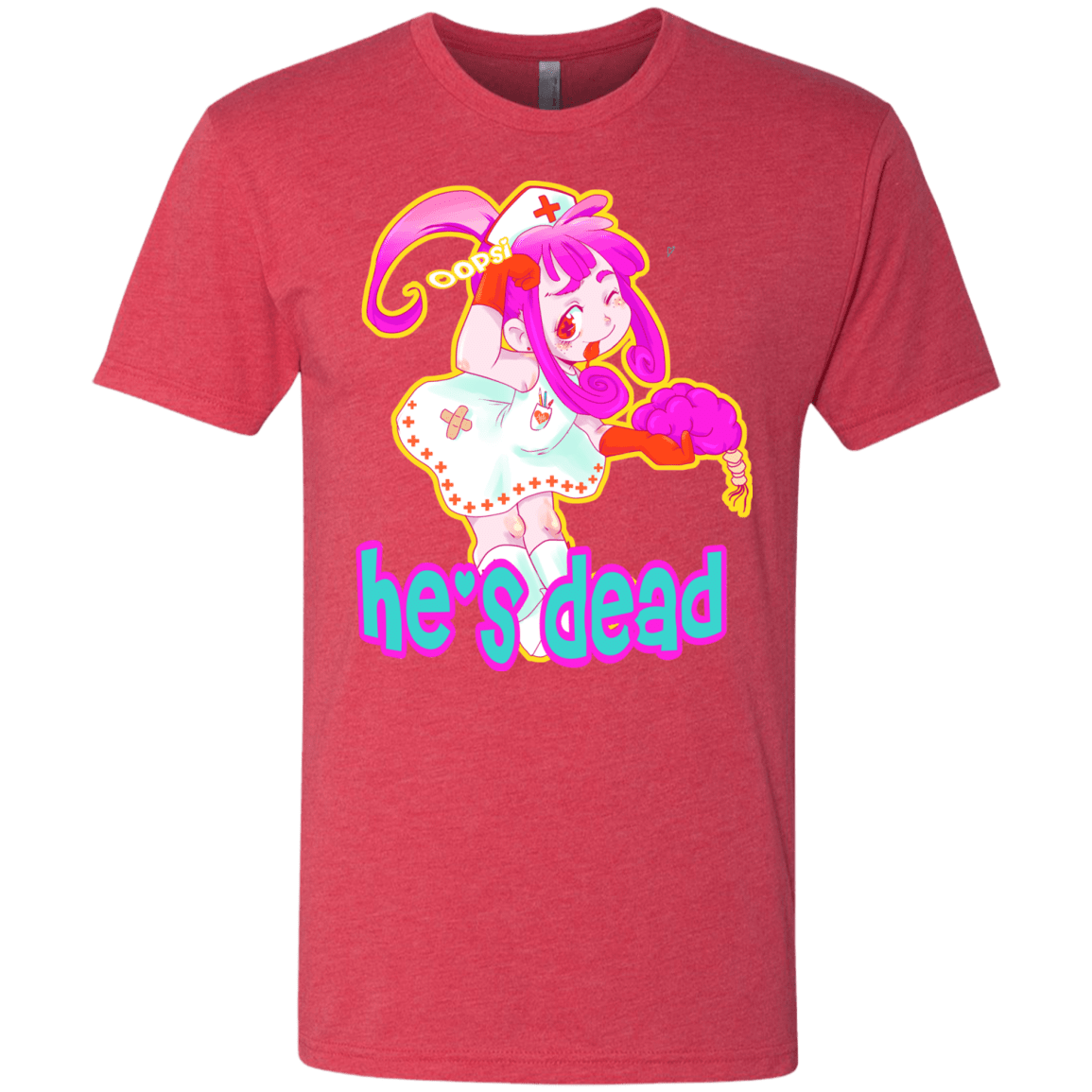 T-Shirts Vintage Red / S Oopsi Men's Triblend T-Shirt