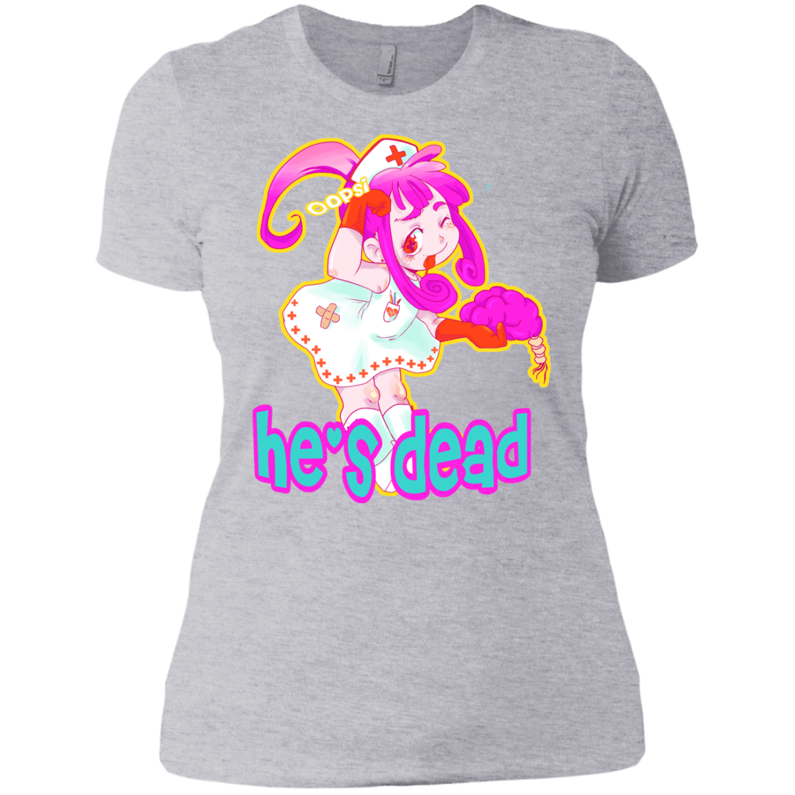 T-Shirts Heather Grey / X-Small Oopsi Women's Premium T-Shirt