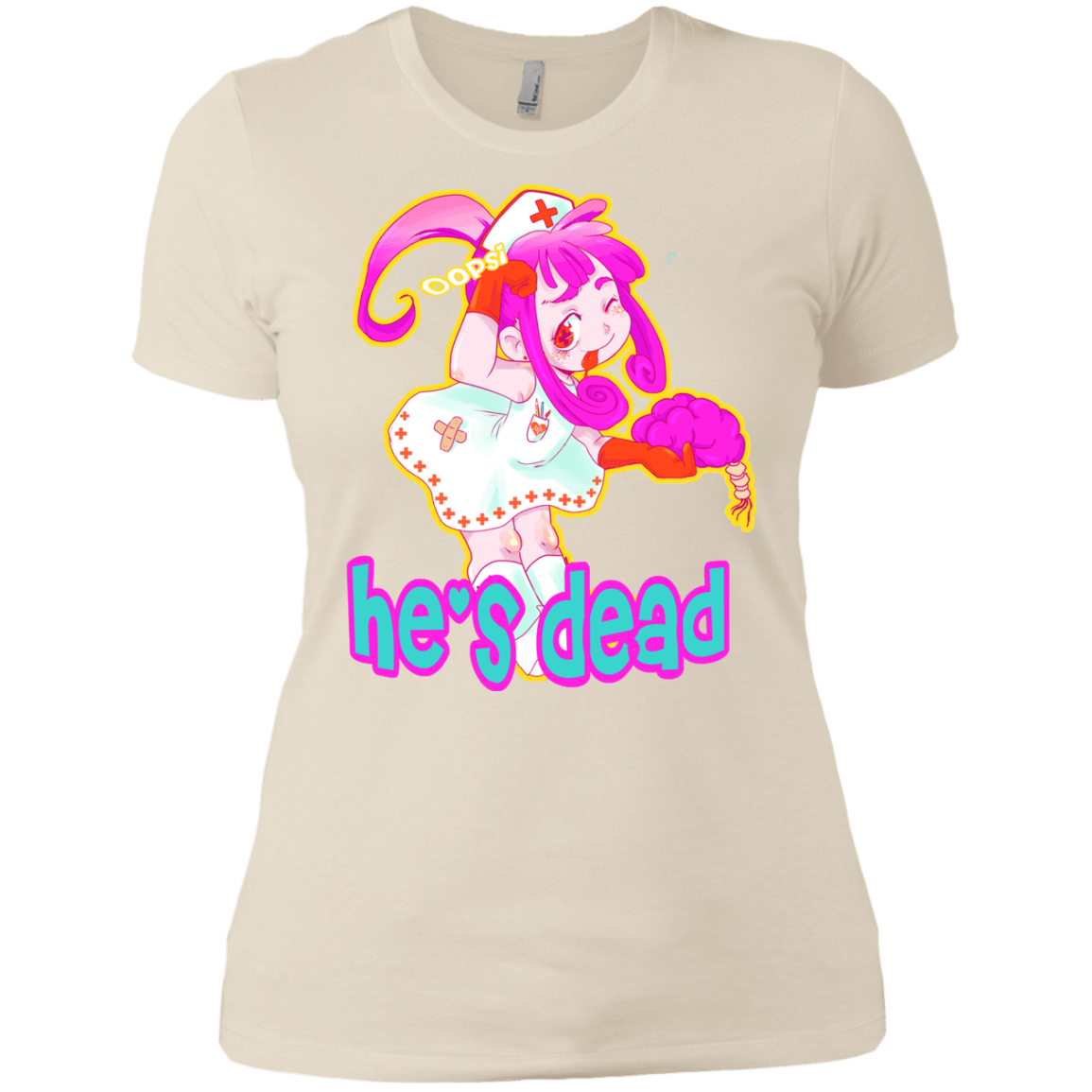 T-Shirts Ivory/ / X-Small Oopsi Women's Premium T-Shirt