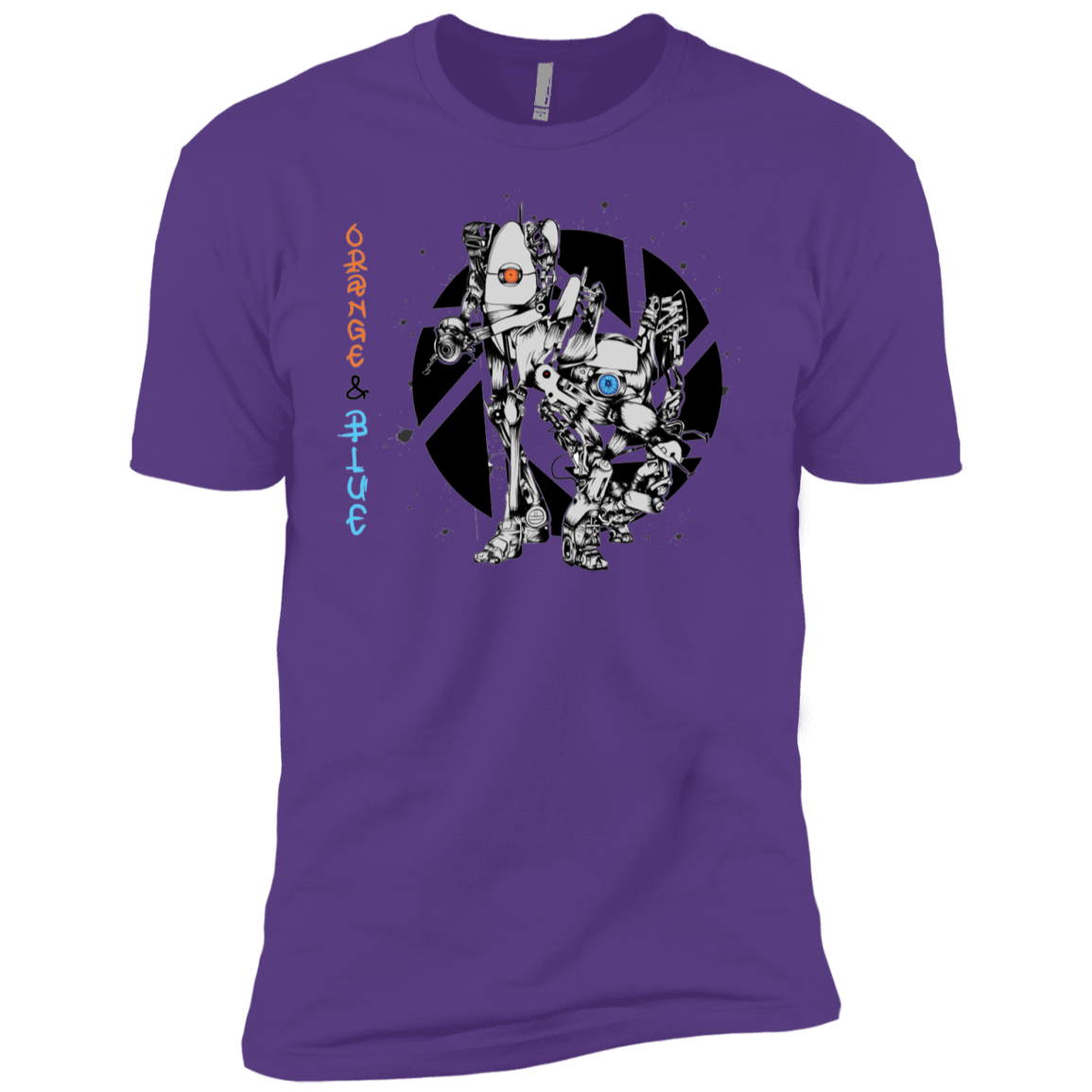 T-Shirts Purple Rush / YXS Orange and Blue Boys Premium T-Shirt