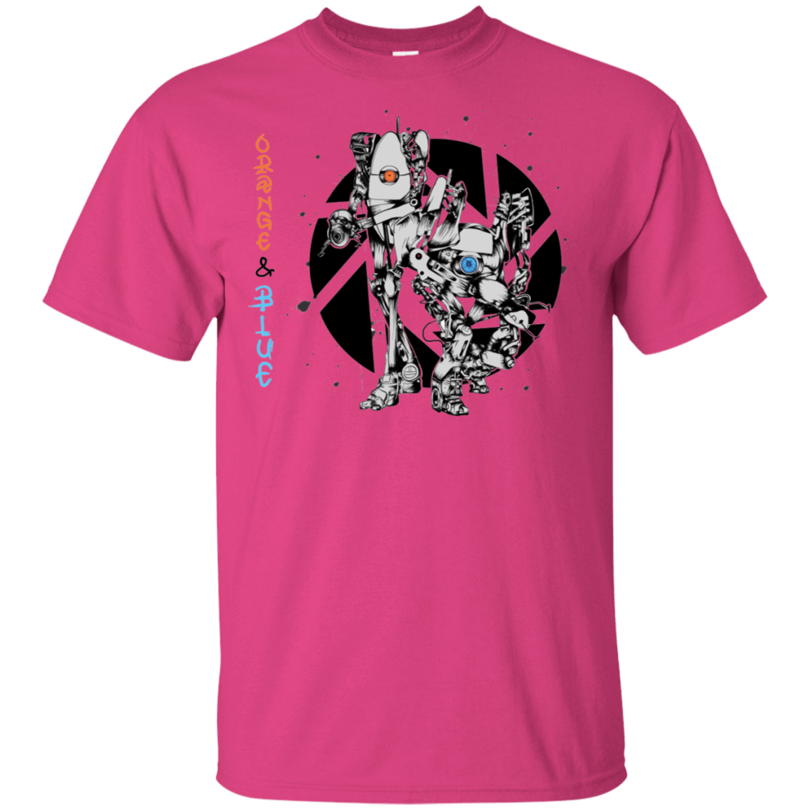 T-Shirts Heliconia / S Orange and Blue T-Shirt