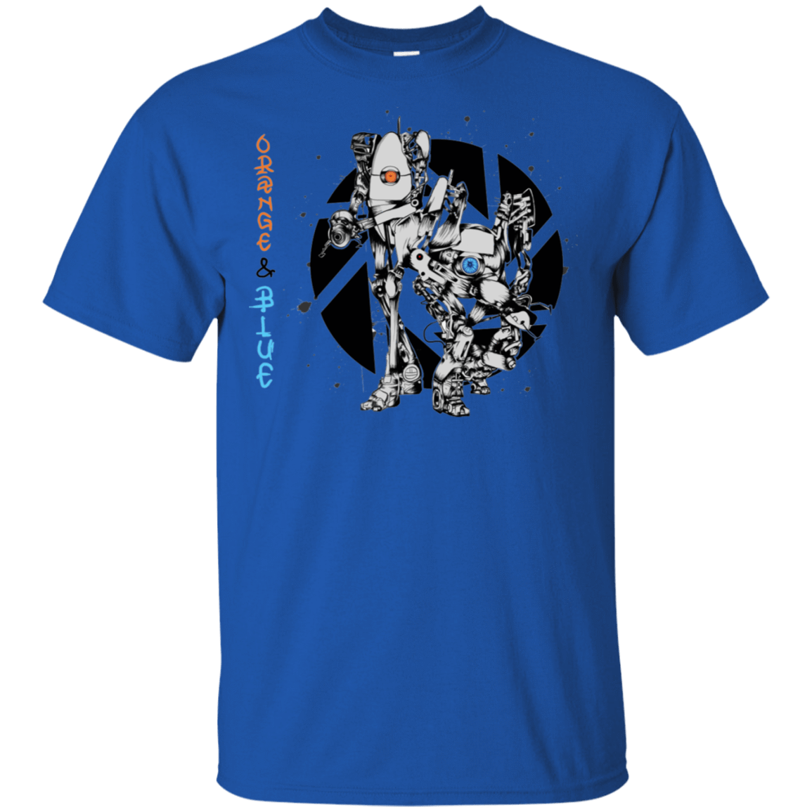 T-Shirts Royal / S Orange and Blue T-Shirt