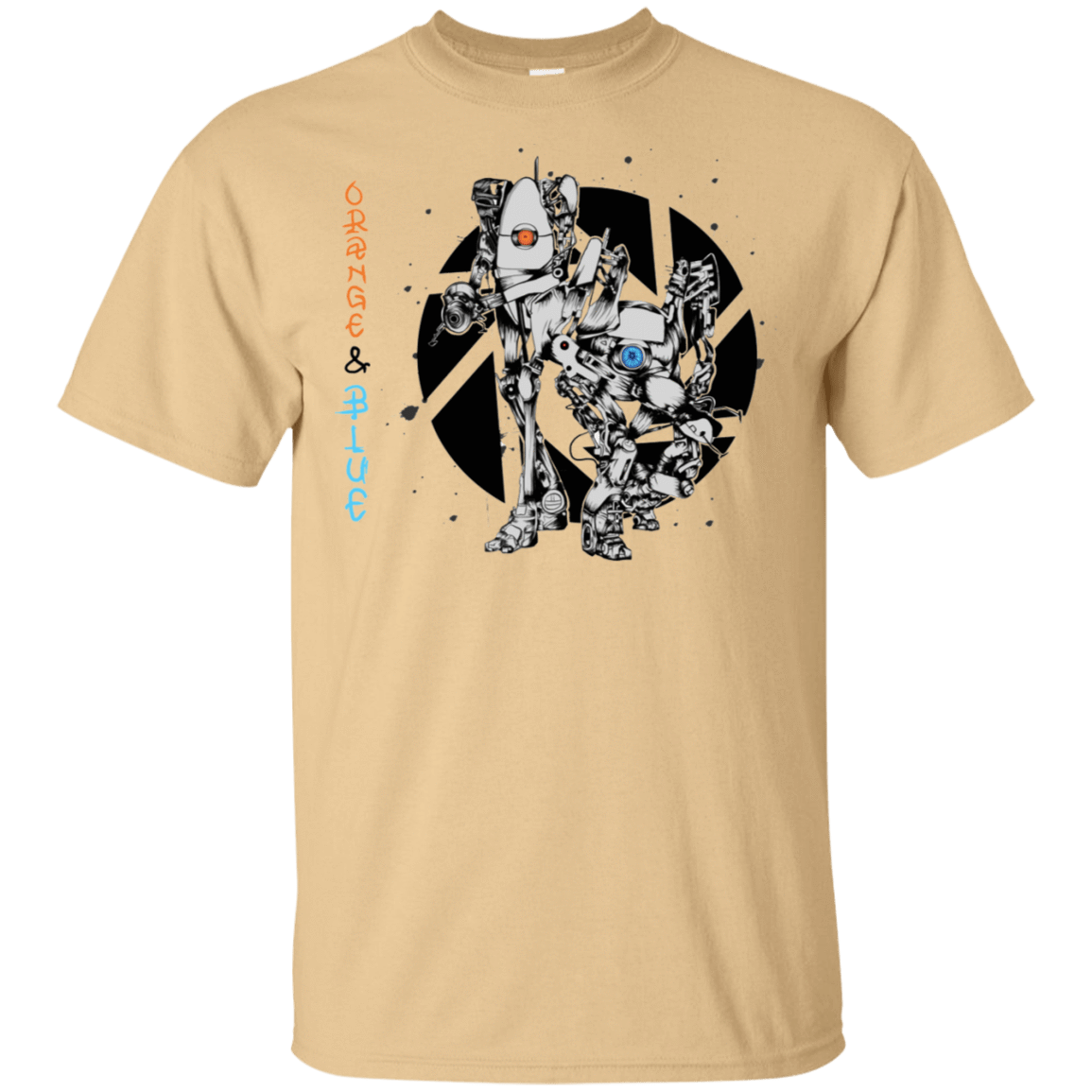 T-Shirts Vegas Gold / S Orange and Blue T-Shirt