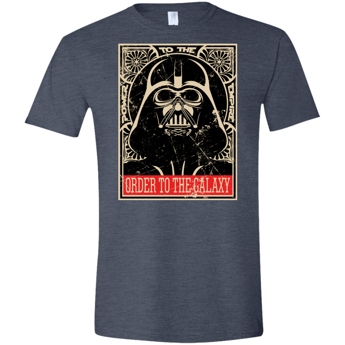 T-Shirts Heather Navy / S Order to the galaxy Men's Semi-Fitted Softstyle