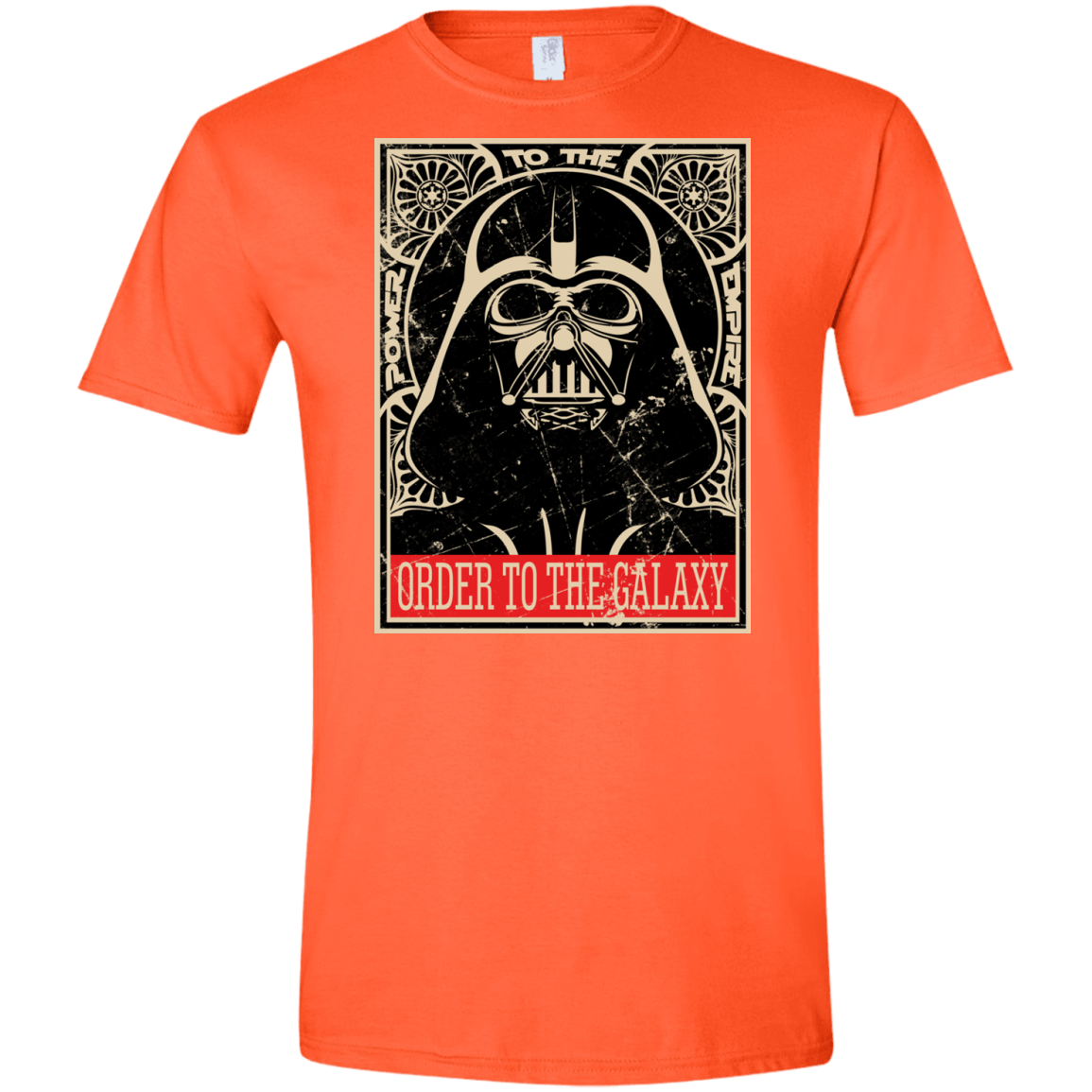 T-Shirts Orange / S Order to the galaxy Men's Semi-Fitted Softstyle