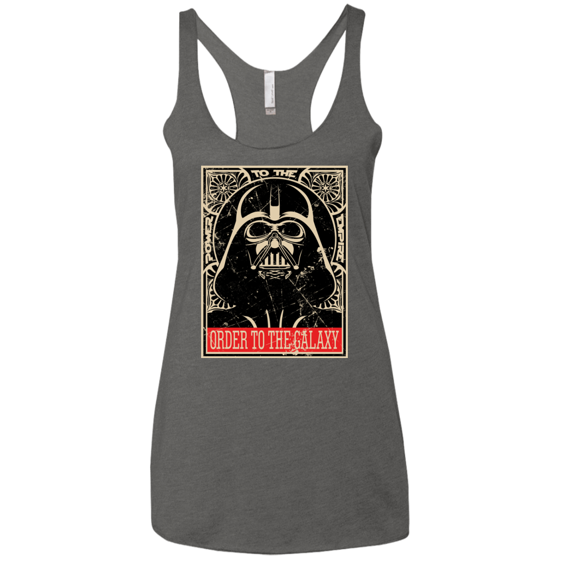 T-Shirts Premium Heather / X-Small Order to the galaxy Women's Triblend Racerback Tank