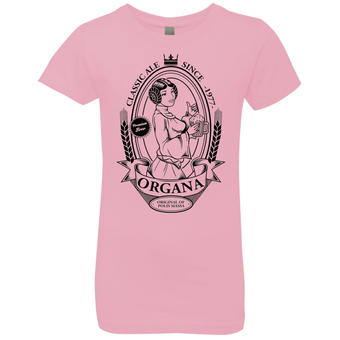 T-Shirts Light Pink / YXS Organa Ale Girls Premium T-Shirt