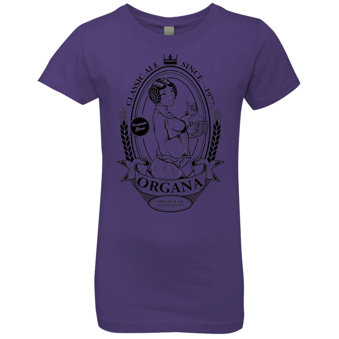 T-Shirts Purple Rush / YXS Organa Ale Girls Premium T-Shirt