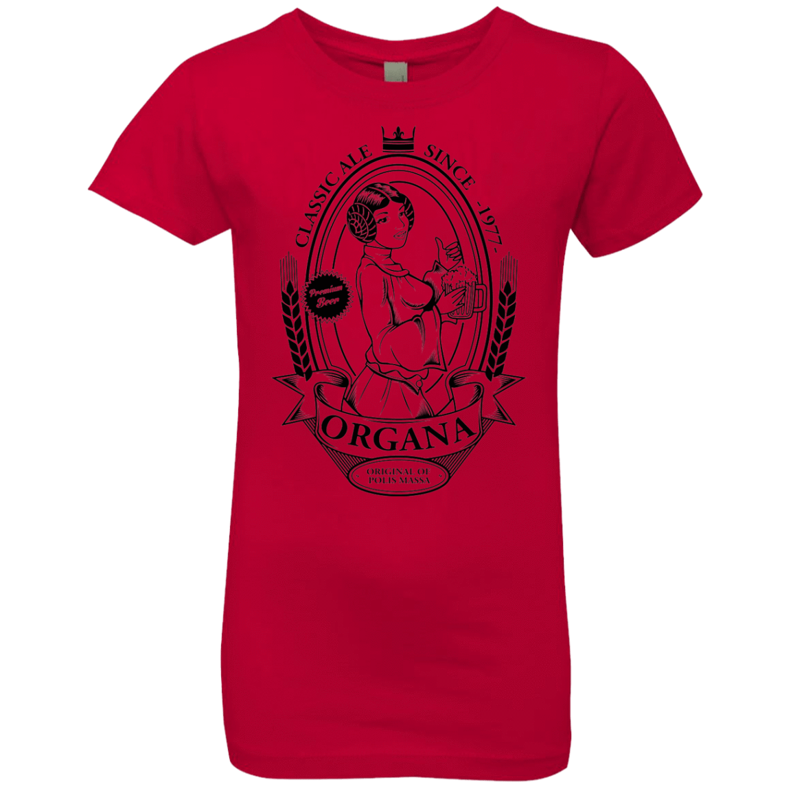 T-Shirts Red / YXS Organa Ale Girls Premium T-Shirt