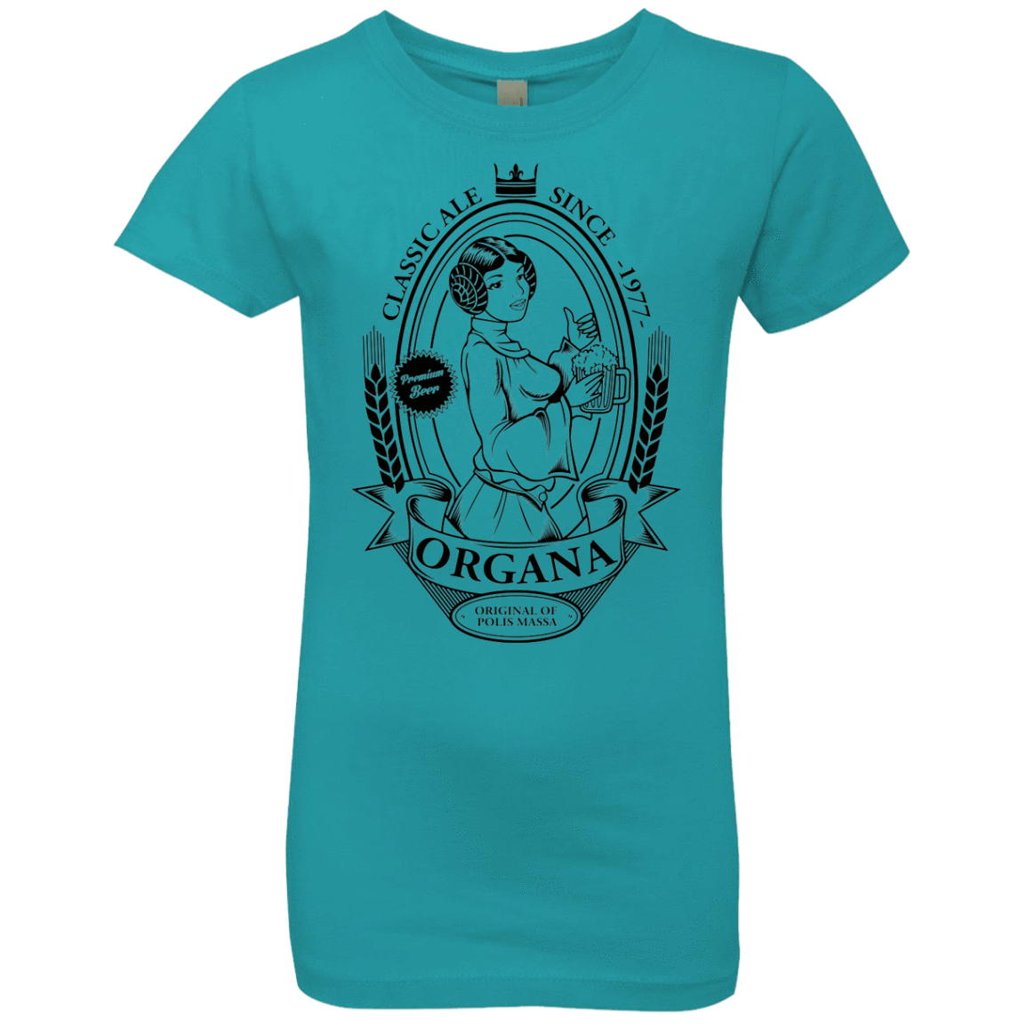 T-Shirts Tahiti Blue / YXS Organa Ale Girls Premium T-Shirt
