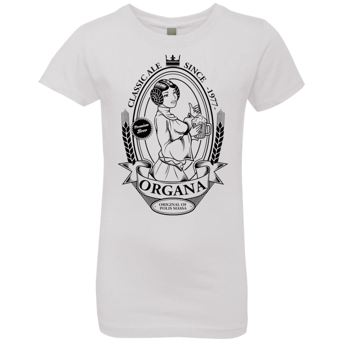 T-Shirts White / YXS Organa Ale Girls Premium T-Shirt