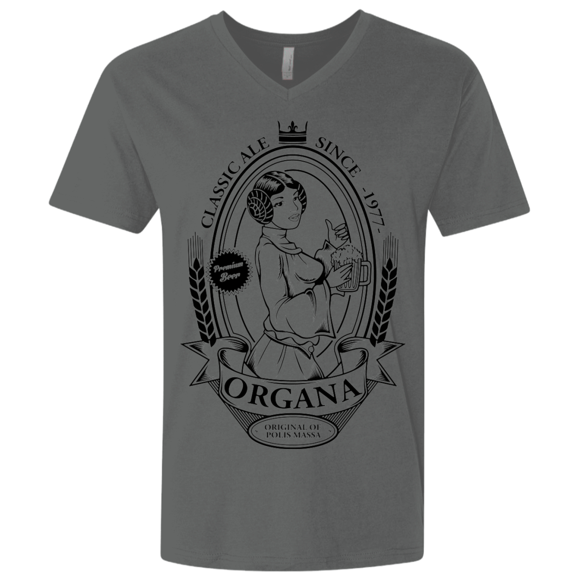 T-Shirts Heavy Metal / X-Small Organa Ale Men's Premium V-Neck