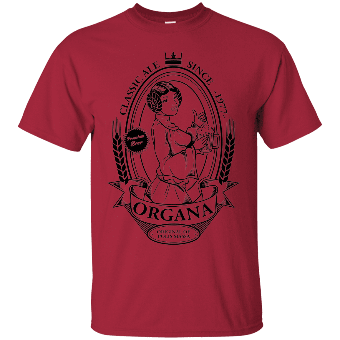 T-Shirts Cardinal / S Organa Ale T-Shirt