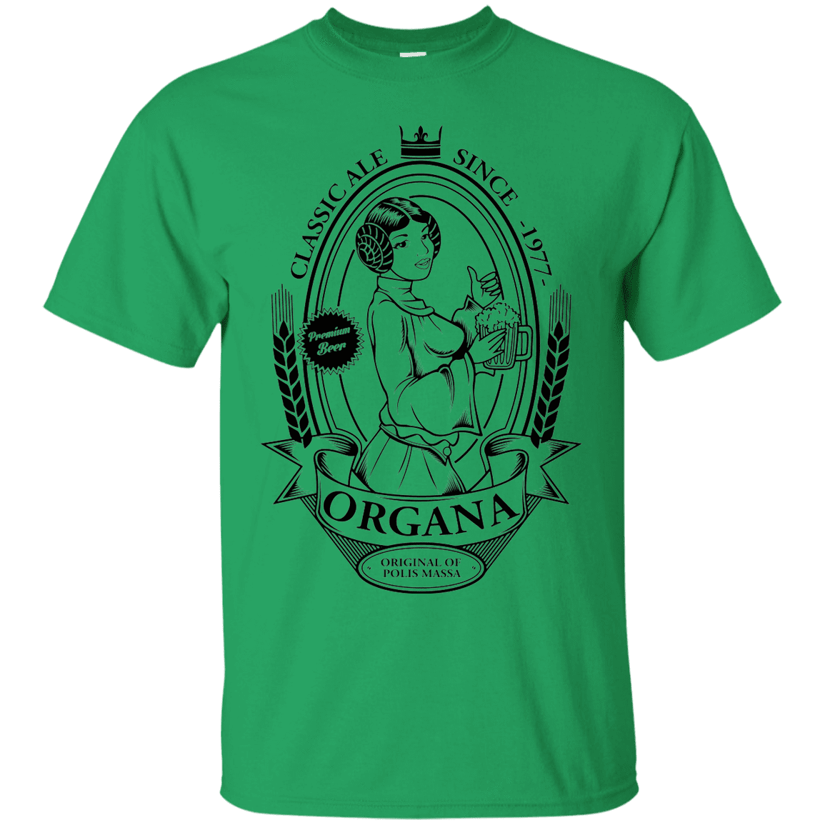 T-Shirts Irish Green / S Organa Ale T-Shirt