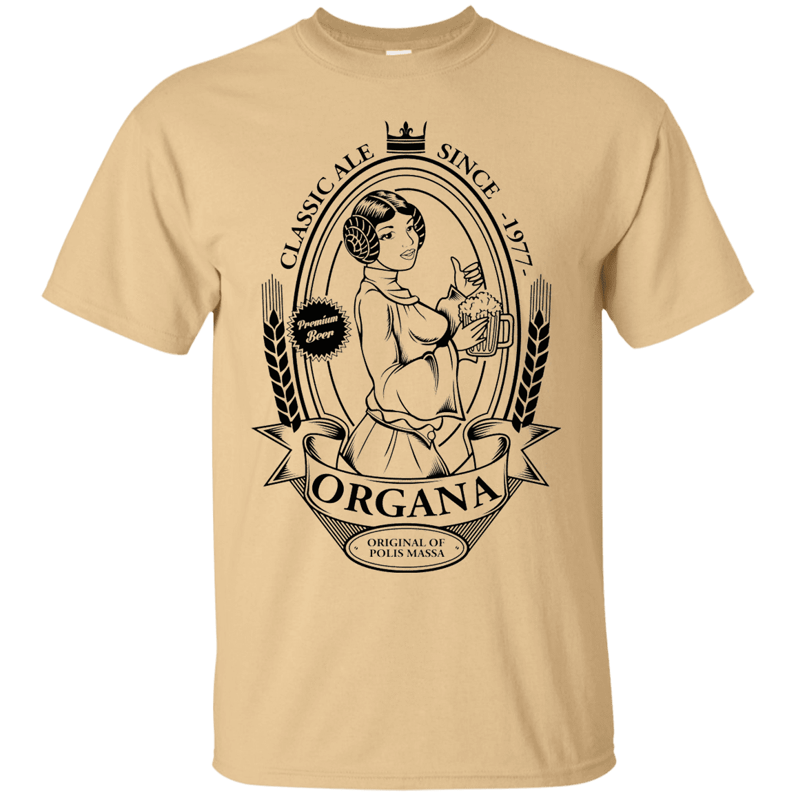 T-Shirts Vegas Gold / S Organa Ale T-Shirt