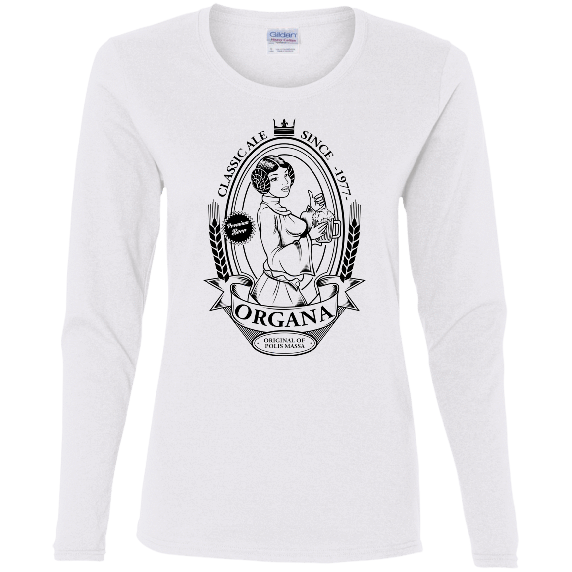 T-Shirts White / S Organa Ale Women's Long Sleeve T-Shirt