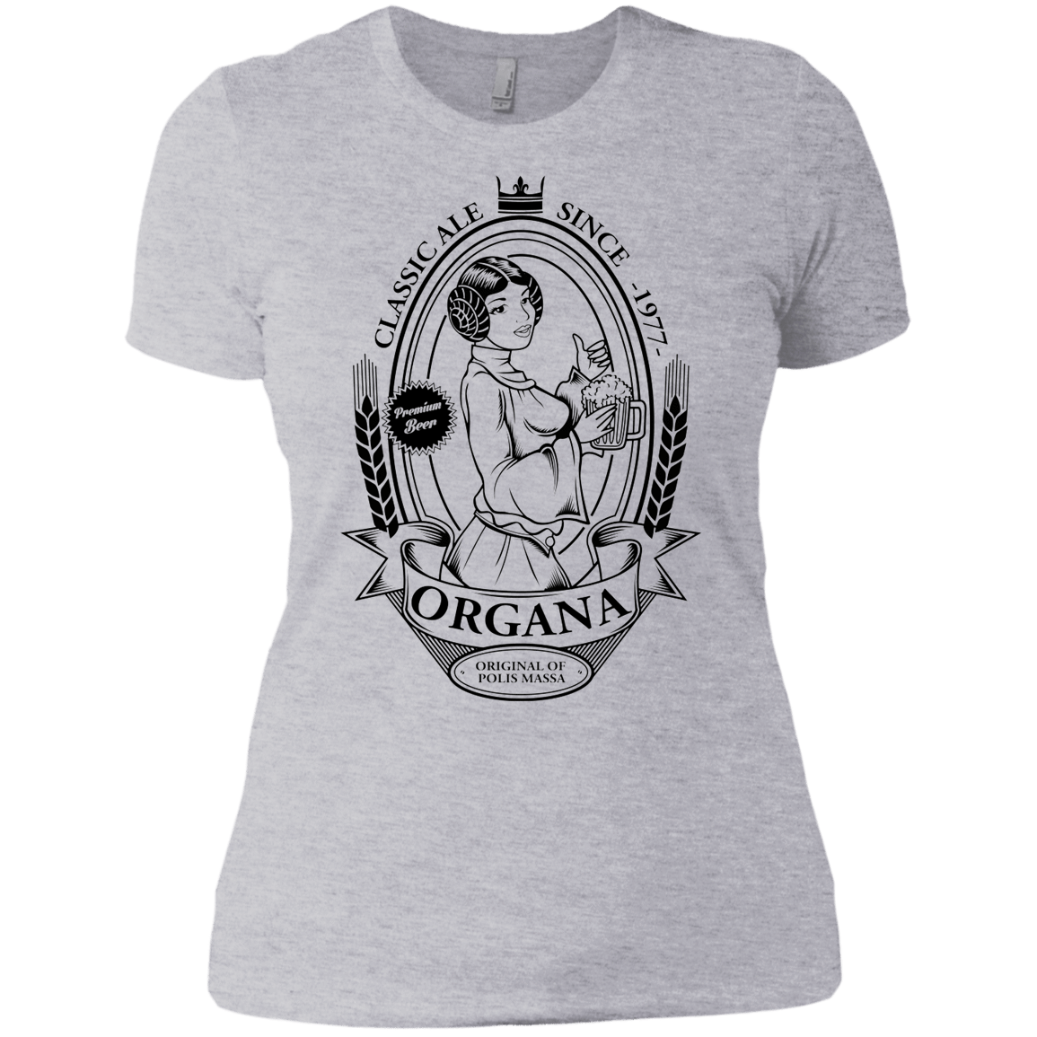 T-Shirts Heather Grey / X-Small Organa Ale Women's Premium T-Shirt