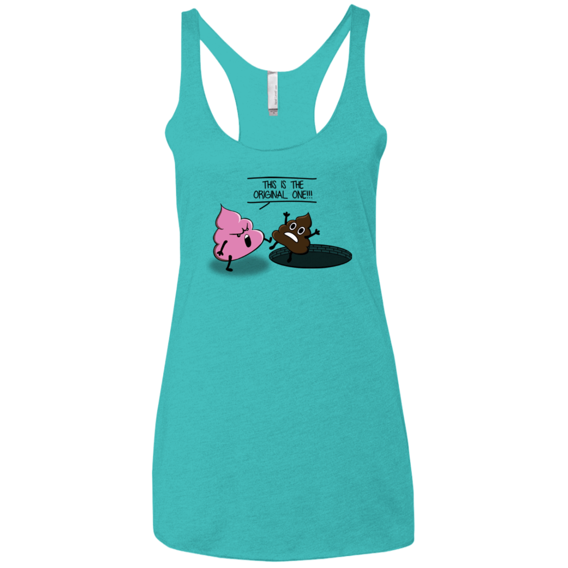 T-Shirts Tahiti Blue / X-Small Original one Women's Triblend Racerback Tank