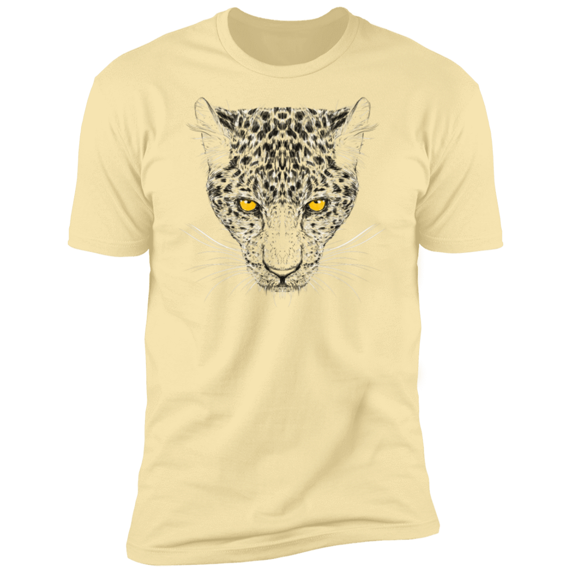 T-Shirts Banana Cream / S Ornamental Cheetah Men's Premium T-Shirt