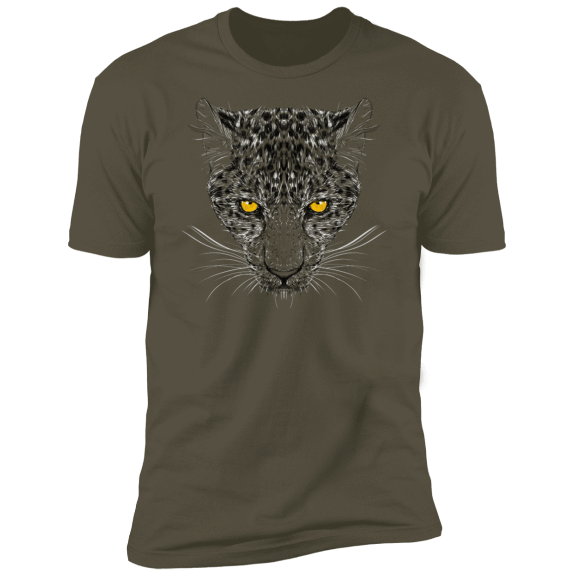 T-Shirts Military Green / S Ornamental Cheetah Men's Premium T-Shirt