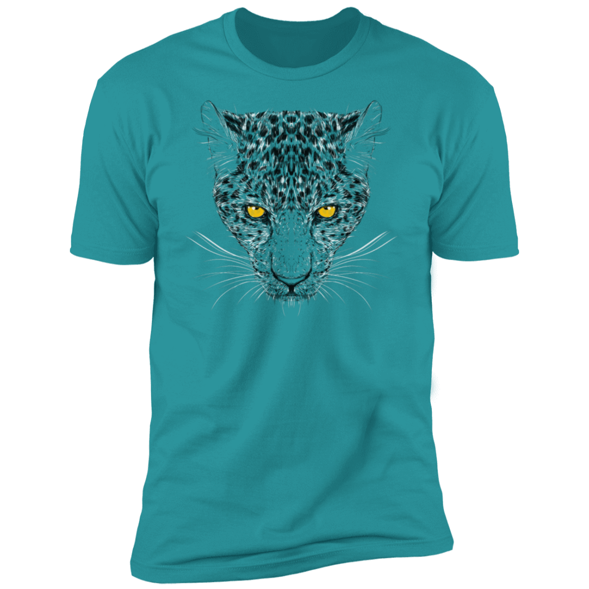 T-Shirts Tahiti Blue / S Ornamental Cheetah Men's Premium T-Shirt