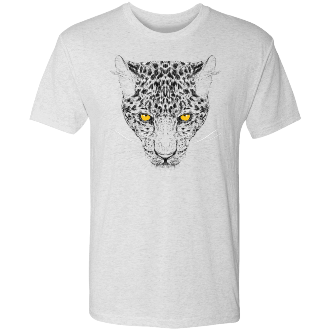 T-Shirts Heather White / S Ornamental Cheetah Men's Triblend T-Shirt