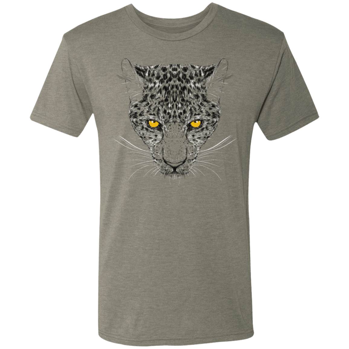 T-Shirts Venetian Grey / S Ornamental Cheetah Men's Triblend T-Shirt
