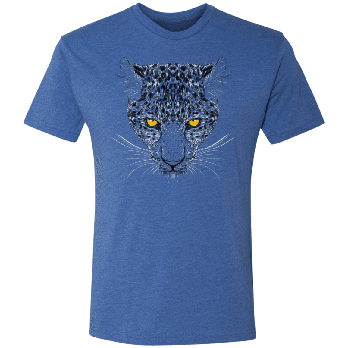 T-Shirts Vintage Royal / S Ornamental Cheetah Men's Triblend T-Shirt