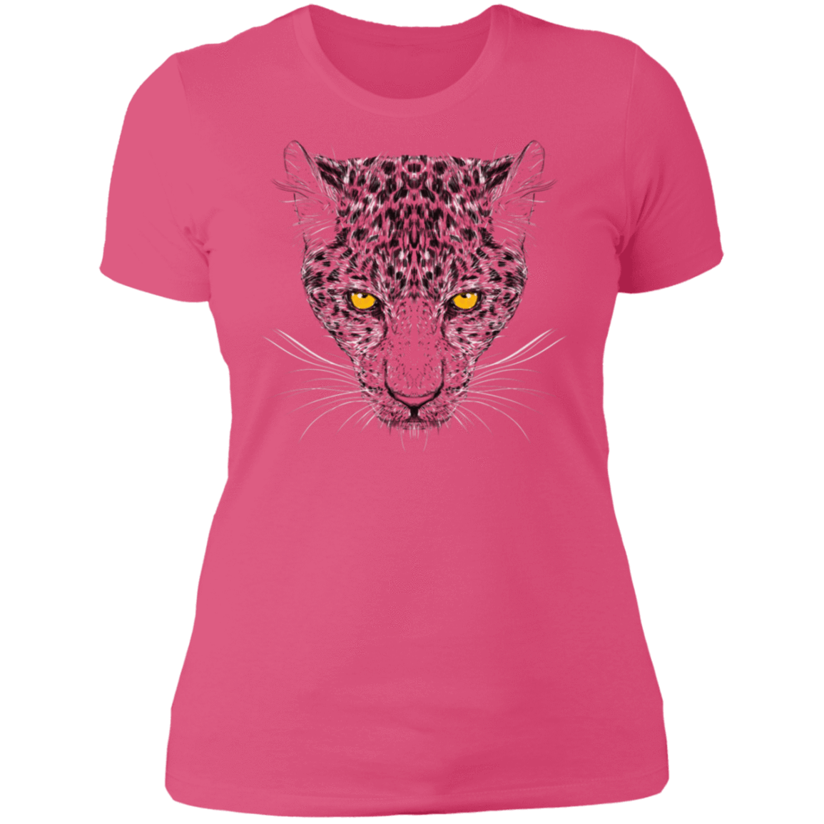 T-Shirts Hot Pink / S Ornamental Cheetah Women's Premium T-Shirt