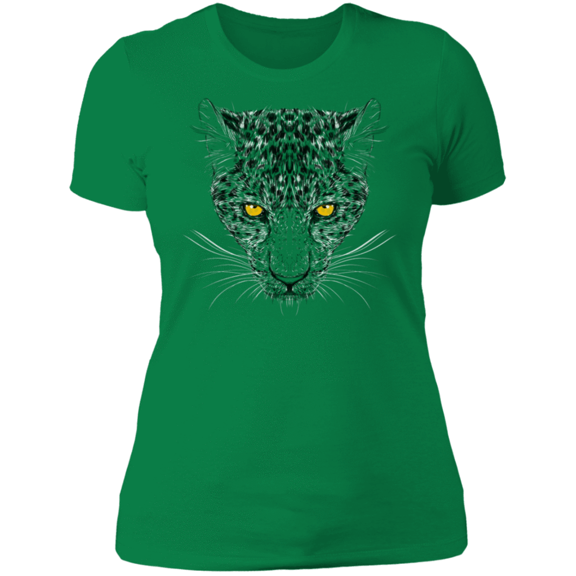 T-Shirts Kelly Green / S Ornamental Cheetah Women's Premium T-Shirt
