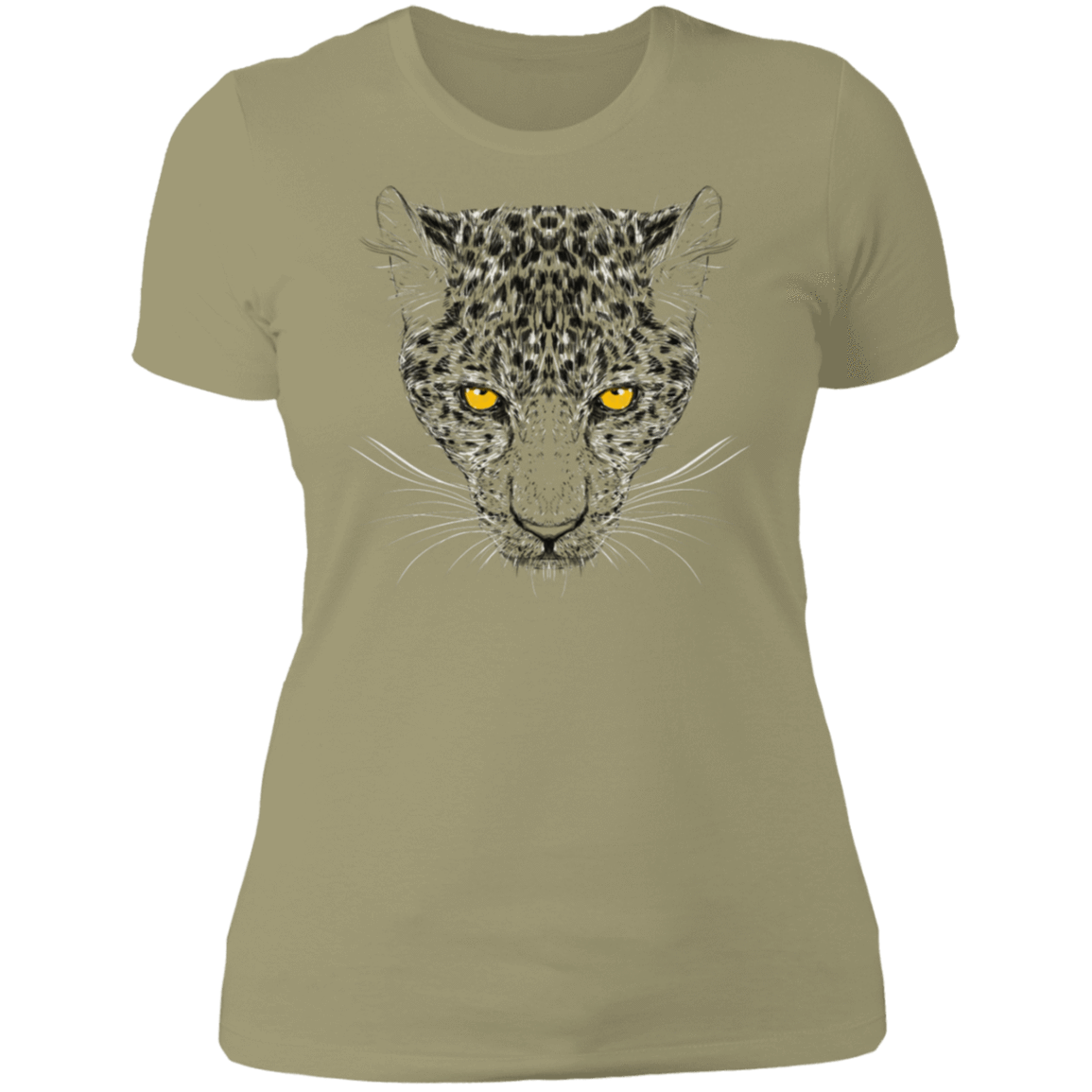 T-Shirts Light Olive / S Ornamental Cheetah Women's Premium T-Shirt
