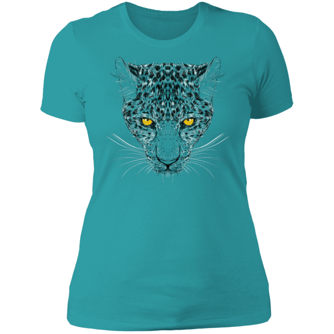 T-Shirts Tahiti Blue / S Ornamental Cheetah Women's Premium T-Shirt