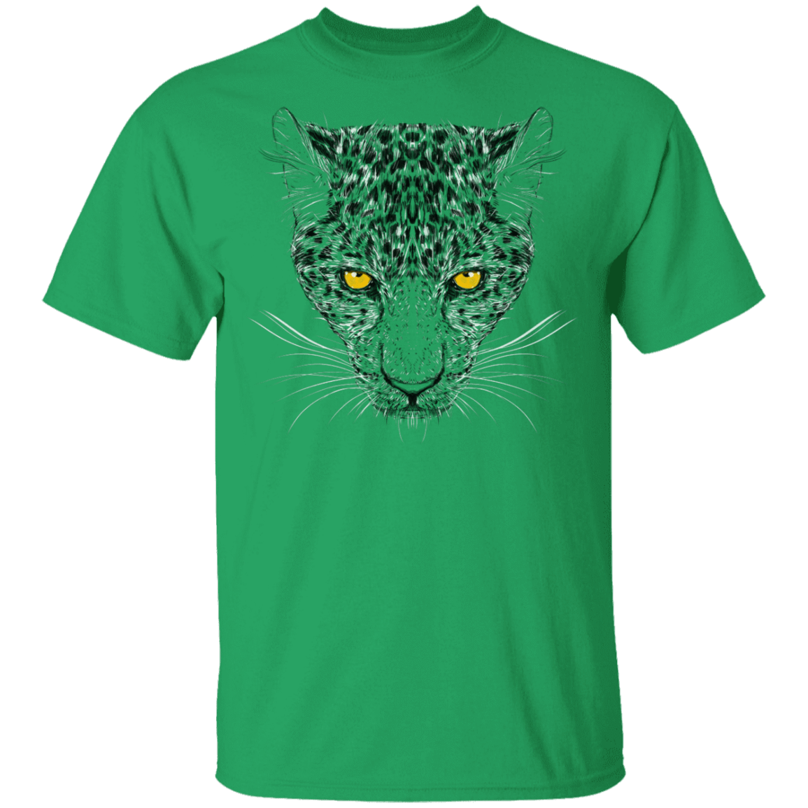 T-Shirts Irish Green / YXS Ornamental Cheetah Youth T-Shirt