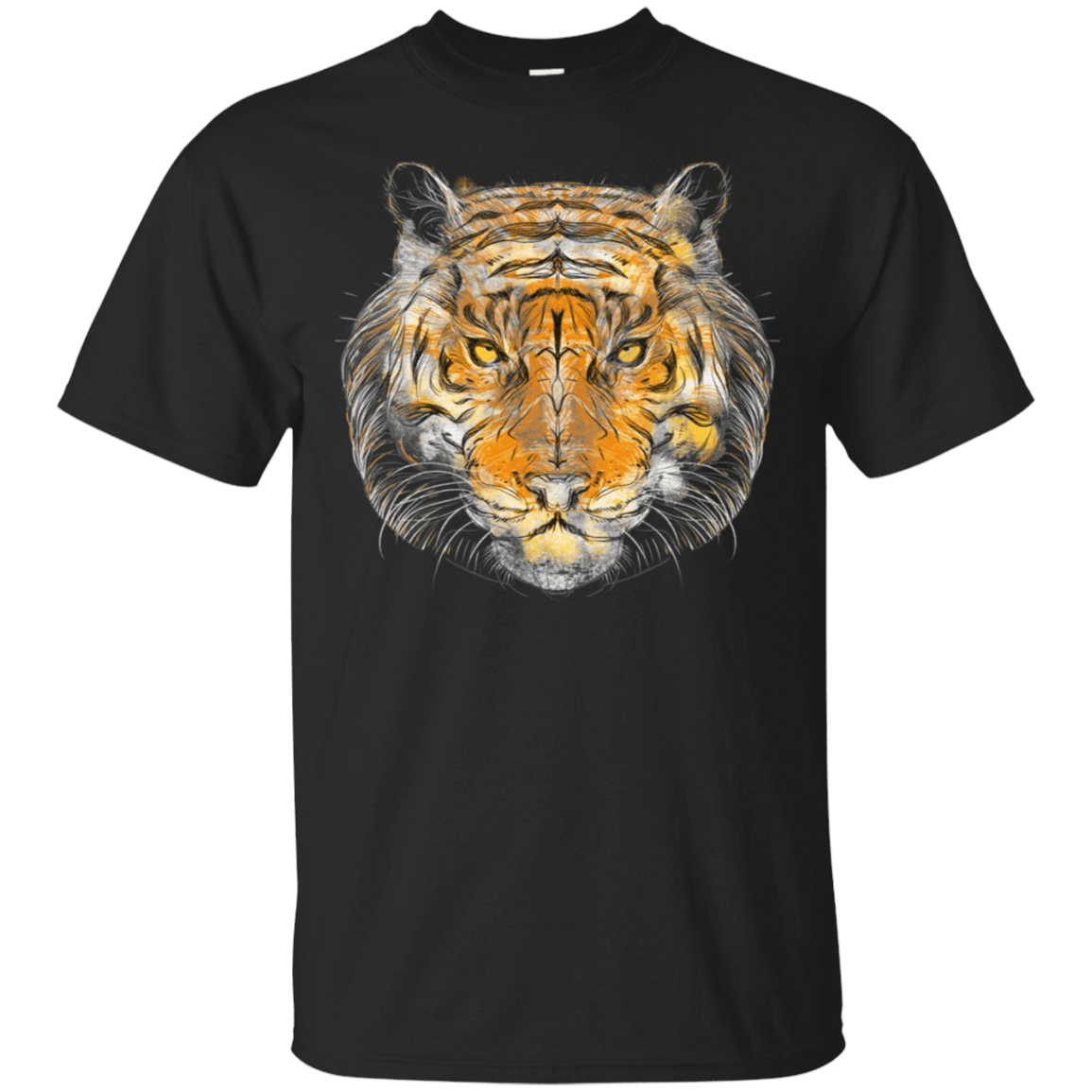 T-Shirts Black / S Ornamental Tiger T-Shirt