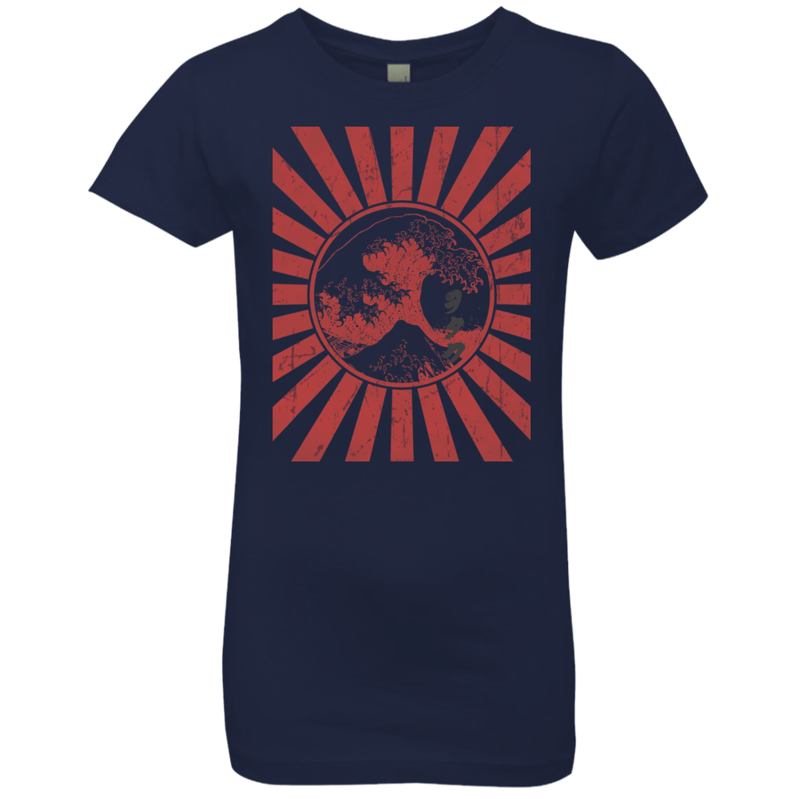 T-Shirts Midnight Navy / YXS Otaku Flag Girls Premium T-Shirt