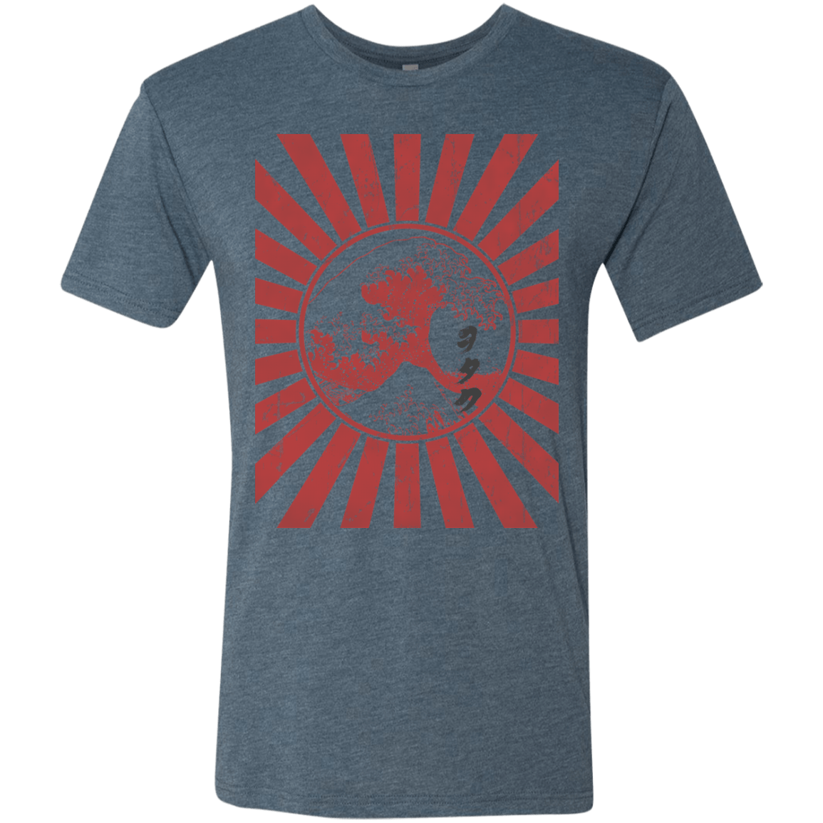 T-Shirts Indigo / Small Otaku Flag Men's Triblend T-Shirt