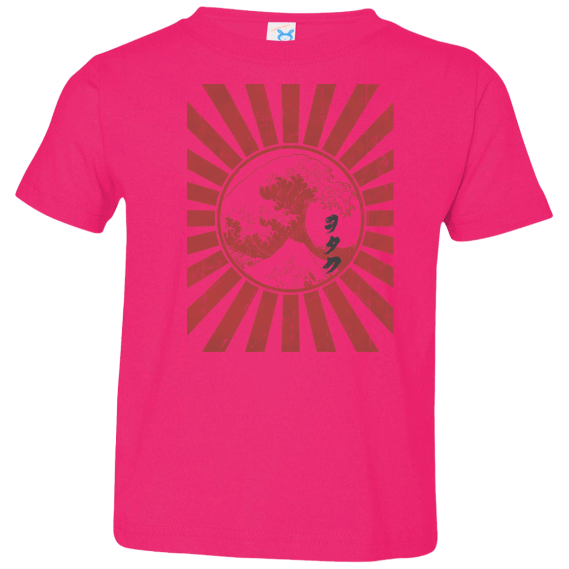 T-Shirts Hot Pink / 2T Otaku Flag Toddler Premium T-Shirt