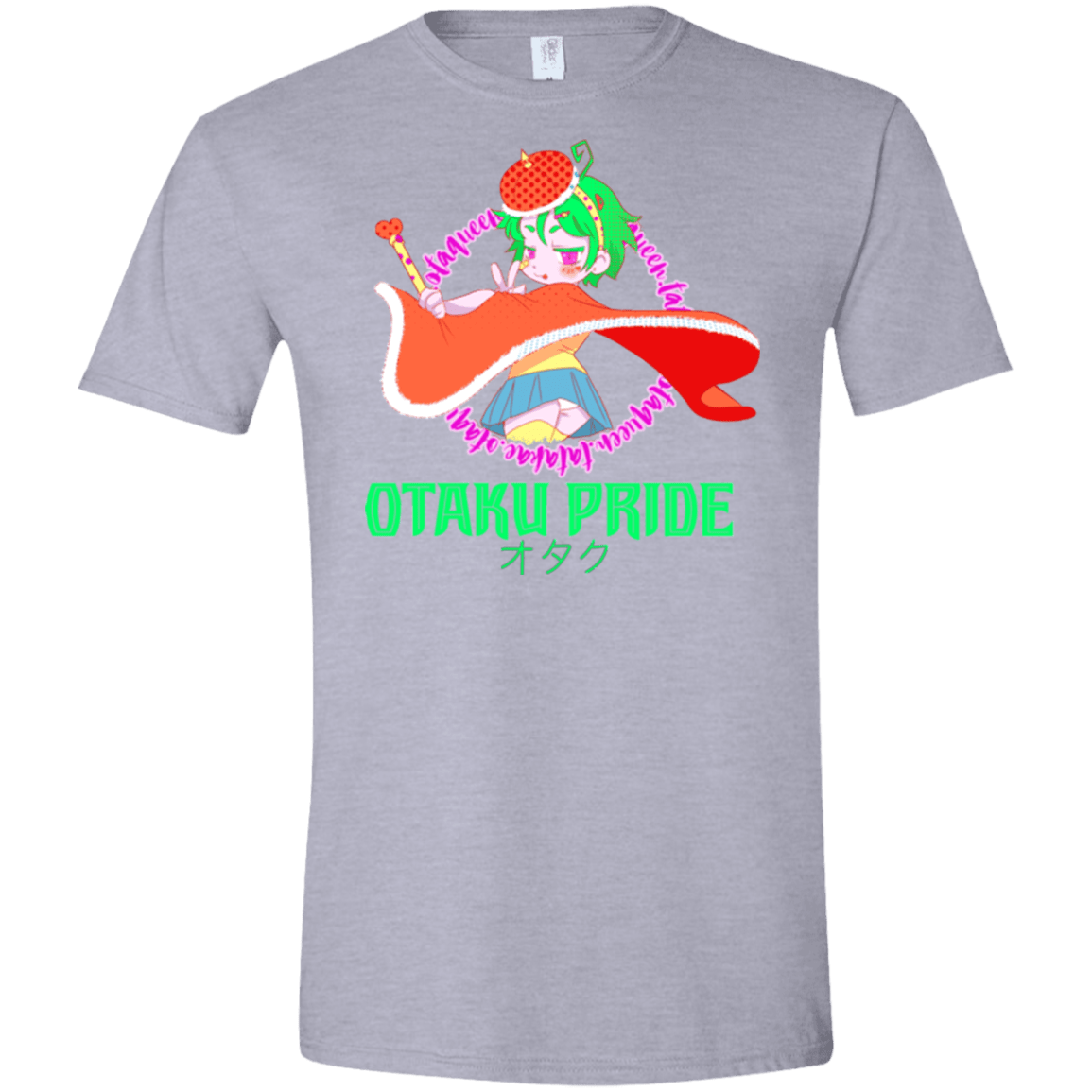 T-Shirts Sport Grey / X-Small Otaqueen Men's Semi-Fitted Softstyle