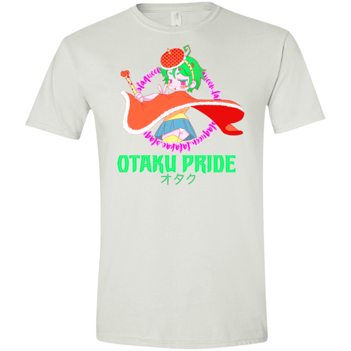 T-Shirts White / X-Small Otaqueen Men's Semi-Fitted Softstyle