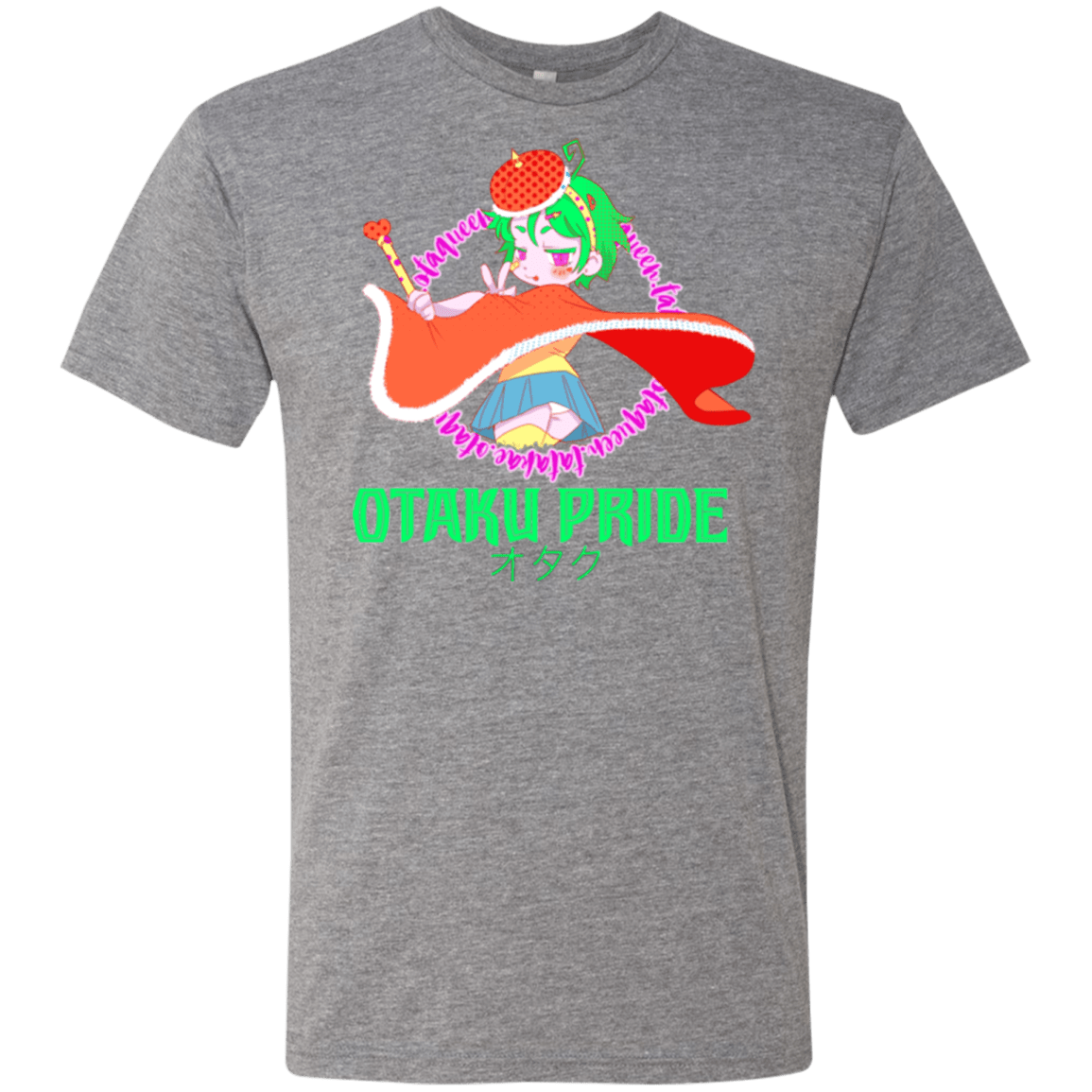 T-Shirts Premium Heather / S Otaqueen Men's Triblend T-Shirt