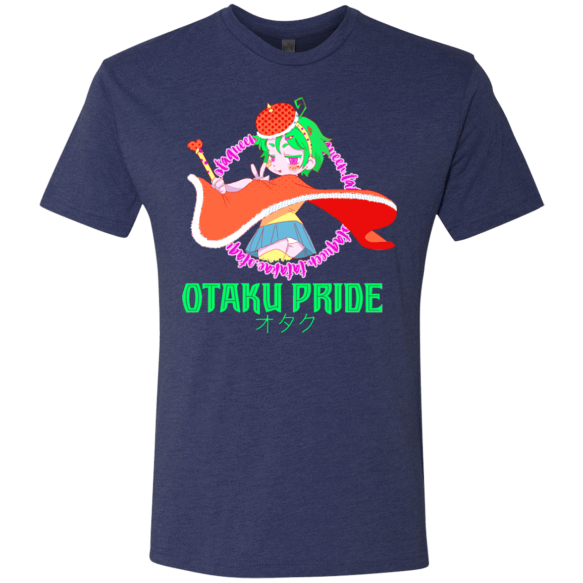 T-Shirts Vintage Navy / S Otaqueen Men's Triblend T-Shirt